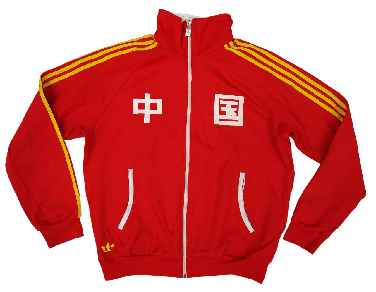 adidas originals stadium coat in red